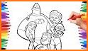 The incredibles 2 coloring related image