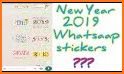 WAStickerApps New Year 2019 related image