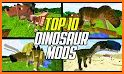 Dinosaur Jurassic Craft Mod for Minecraft PE related image