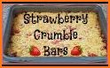 Strawberry Crumble Bars related image