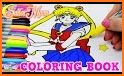 How to Color Sailor Moon Coloring Book related image