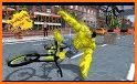 Superheroes BMX Cycle Stunts related image