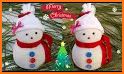 3D  Snowman Winter Snowflakes Glass Theme related image