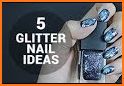 Nails Glitter Color by Number Girls Nail Coloring related image