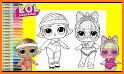 Dolls Coloring Book For kids related image