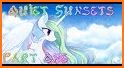 My Princess Pony Little Cute Celestia Luna Lock related image