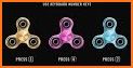 Neon Fidget Spinner Keyboard Background related image