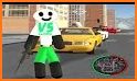 Flying Green Stickman Rope Hero Gangstar Crime related image