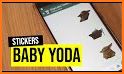 Baby Yoda stickers for Whatsapp related image