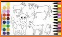 Kids Coloring Book: Alphabet Animals related image