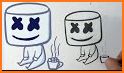 how to draw drinks with marshmello related image