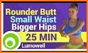 Hourglass Figure Workout - Small Waist Bubble Butt related image