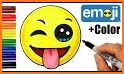 Emoji Color By Number, emojis face game, emoji art related image