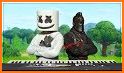 Marshmello Bastille Happier Piano Black Tiles related image