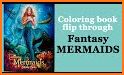 Beautiful Mermaid Coloring Book related image