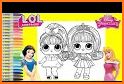 Lol surprise dolls coloring princesses related image