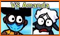 FNF Amanda The Adventurer Mod related image