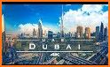 Dubai Night Skyline Theme Launcher related image