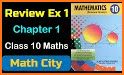 10th class math exercise solved book related image