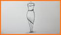 How to Draw A Dress Step by Step Easy related image