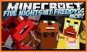 Skins pack " FNAF " for MCPE mine maps! related image