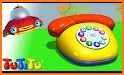 Baby Carphone Toy. Kids game related image