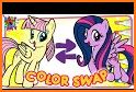 Pony coloring cartoon related image