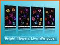 Glowing Flowers Live Wallpaper related image