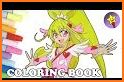 Glitterr Precure Doki Forces Coloring Book related image