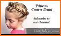 Princess Braided Hairstyles by Number related image