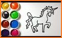 Free Unicorn Coloring Pages related image