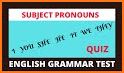 English Grammar Pronouns Quiz related image