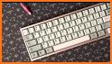 Rose Gold Skull Keyboard Background related image