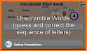 Unscramble Letters and Words related image