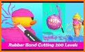 Rubber Band Cutting - ASMR Slice Game related image