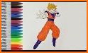 Coloring Dragon DBZ  Goku related image