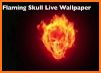 Flaming Skull Live Wallpaper for Free related image