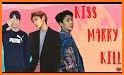 KPOP Kiss Marry Kill Game Challenge Quiz related image