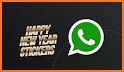 New Year 2022 sticker whatsapp related image