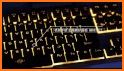 Black Gold Metal Keyboard related image