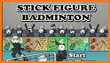 Stick figure badminton: Stickman 2 players y8 related image