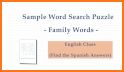 Word Search English Spanish related image