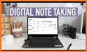 Handwriting notes – Pen touch writing Notepad related image