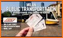 Public transport map Milan related image