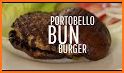 Low carb Vegan Tempeh Burger with Portobello Bun related image