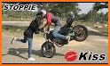 Moto Bike Stoppie Kiss wheelie Stunts related image