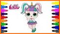 Coloring Cartoon Surprise Dolls Color by Number related image