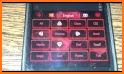 Red Tech Heart Keyboard Theme related image