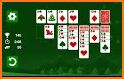 Solitaire Game. Christmas related image