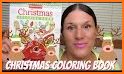 Christmas Coloring Book - Art Book Xmas Coloring related image